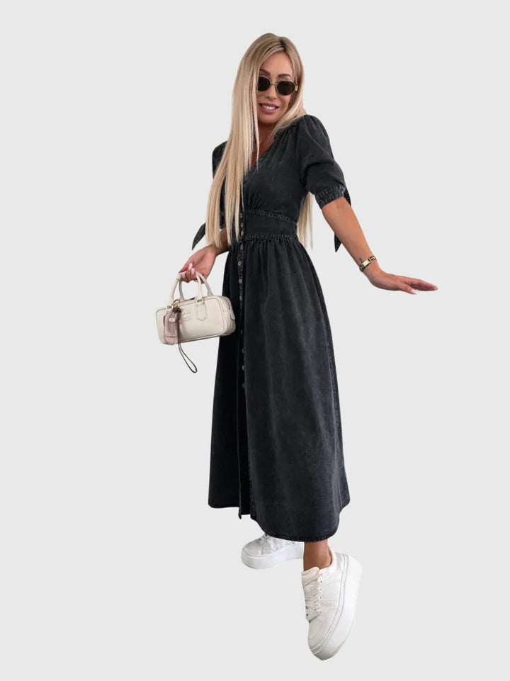 Sophia | Elegant Denim Dress