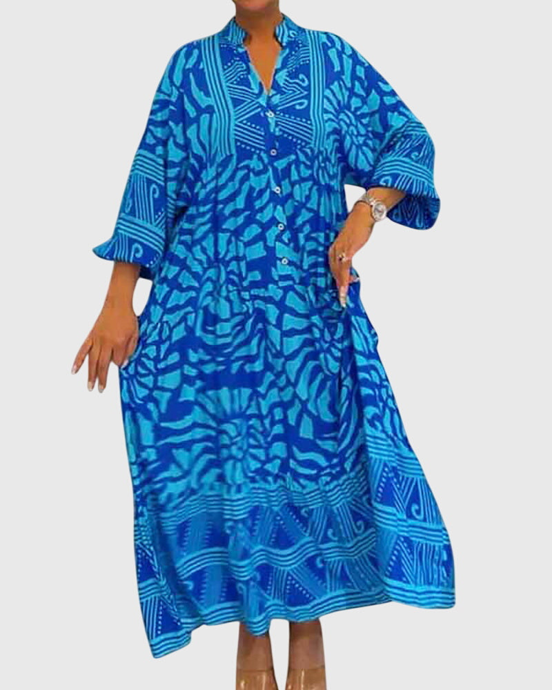 Mckinley | Maxi Dress With Elegant Print