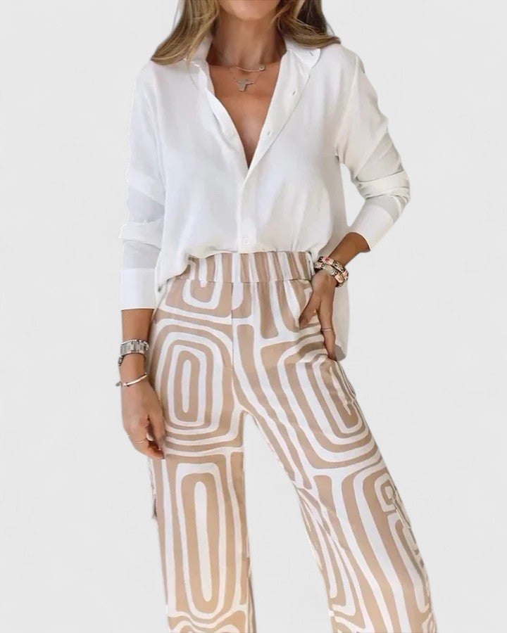 Kira | Elegant Two-Piece Set (Including A Free Belt)
