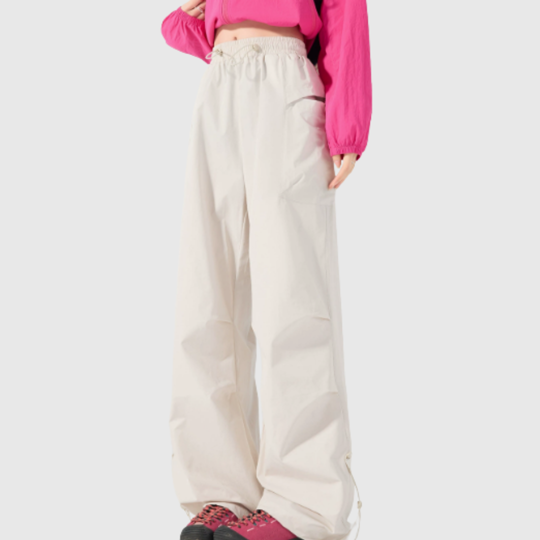 Lani | Women Wide Leg Pants with Relaxed Fit Straight Leg Oversized